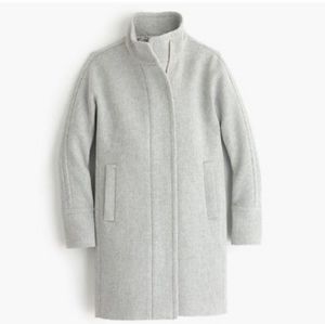 J.Crew J. Crew Stadium Cocoon Coat Grey Gray 0